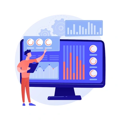 View analytical dashboard of productivity